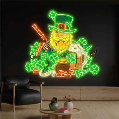 Enseigne néon LED Lucky Brew