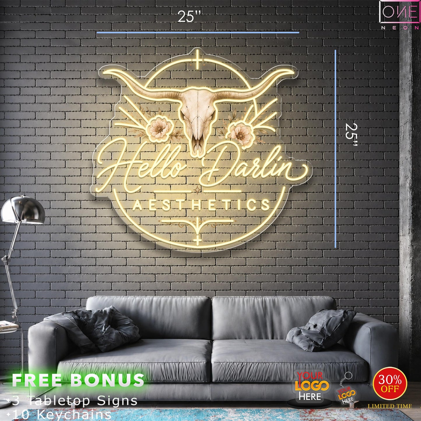 Hello Darlin | LED Neon Sign