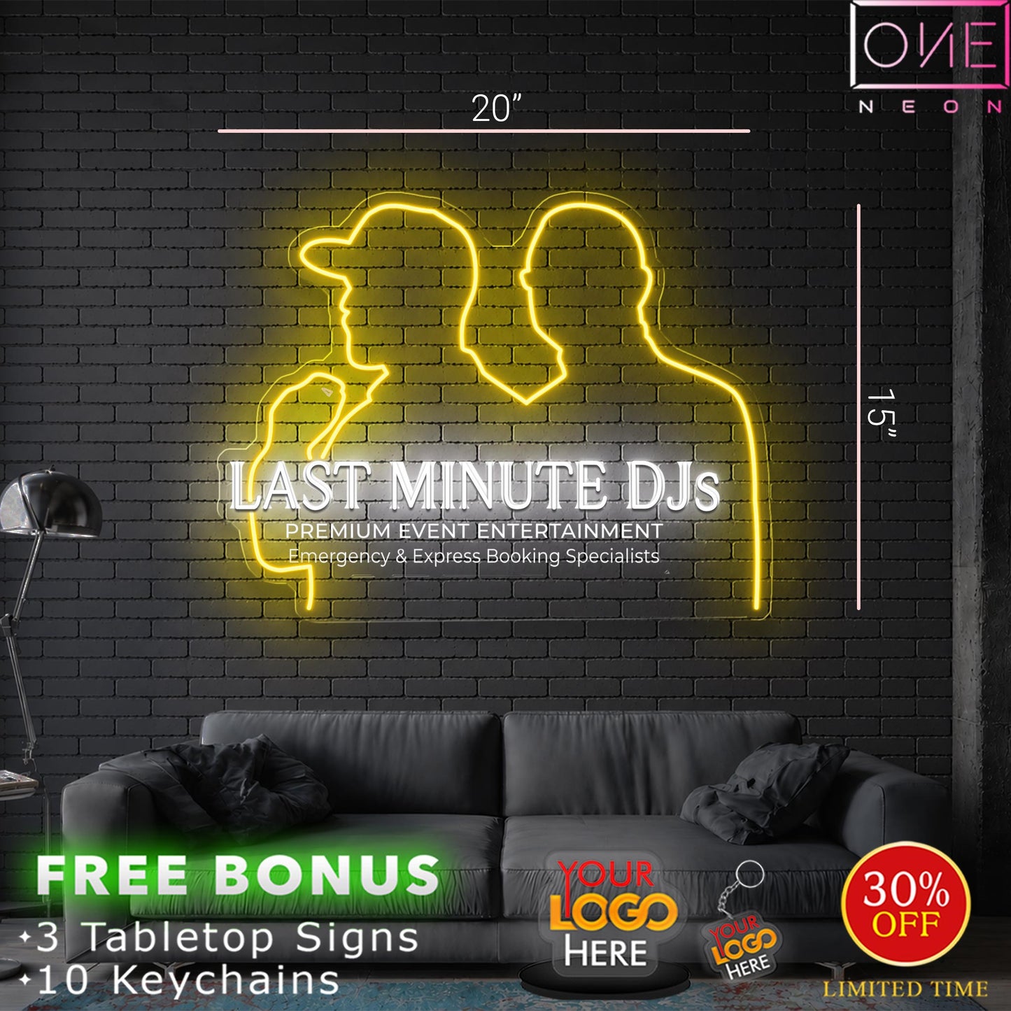 LAST MINUTE DJS| LED Neon Sign