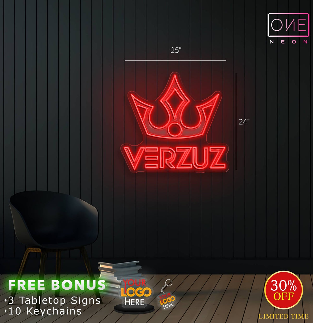 VERZUZ | LED Neon Sign (3 signs)