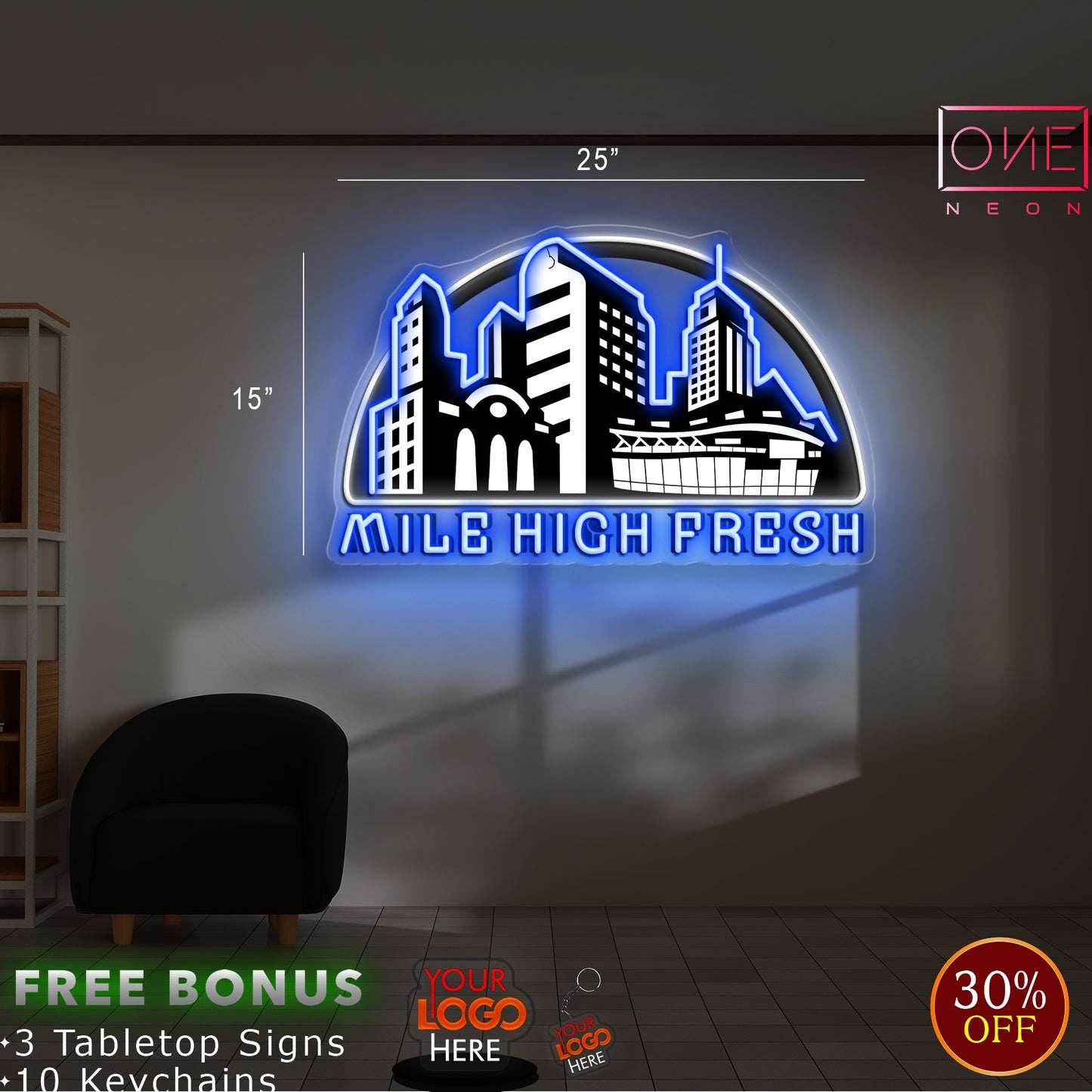 Mile high fresh | LED Neon Sign