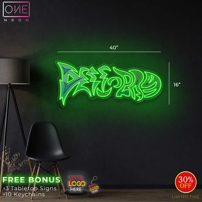 Derrick DC | LED Neon Sign
