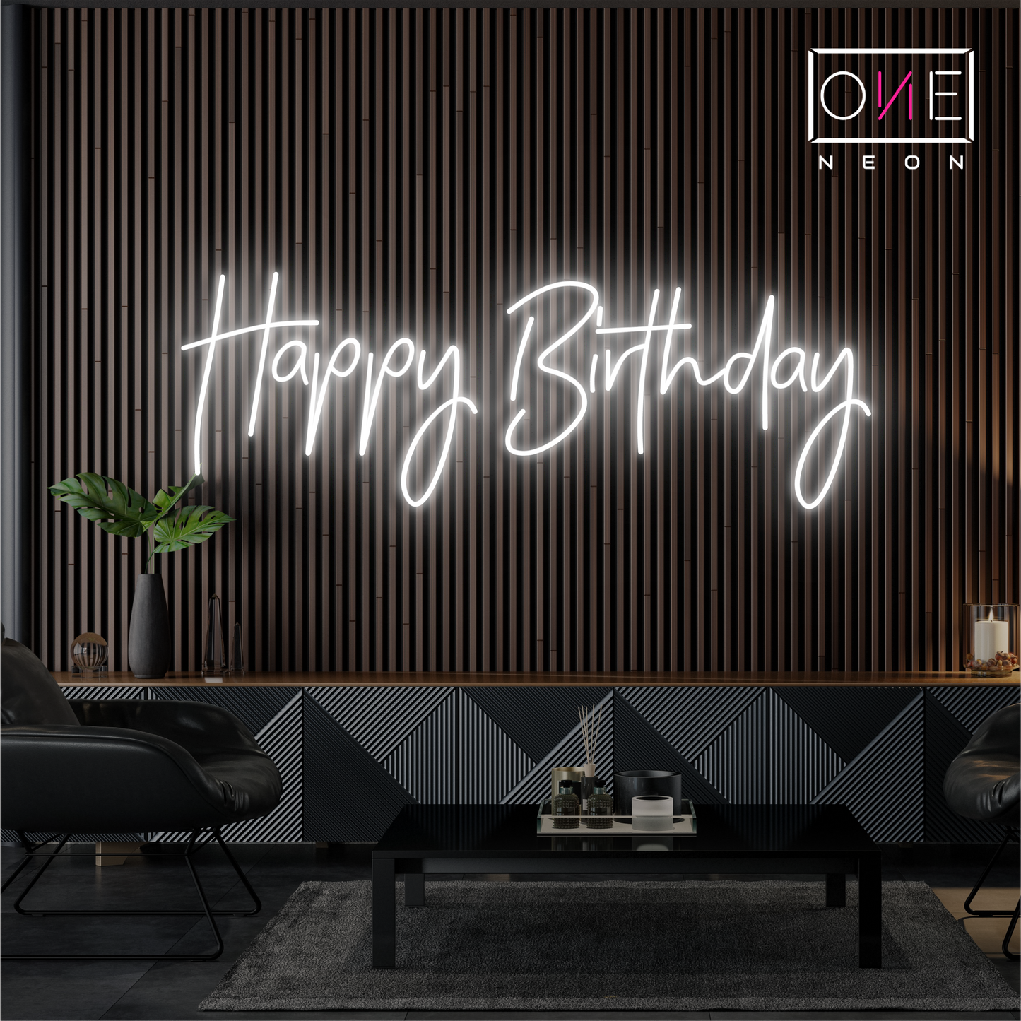 Joyeux Anniversaire Enseigne Néon LED