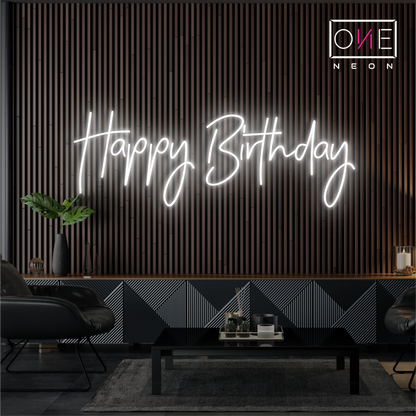 Joyeux Anniversaire Enseigne Néon LED