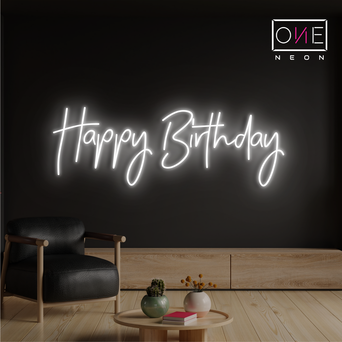 Joyeux Anniversaire Enseigne Néon LED