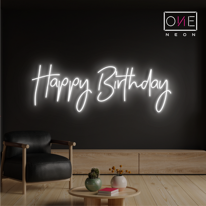 Joyeux Anniversaire Enseigne Néon LED