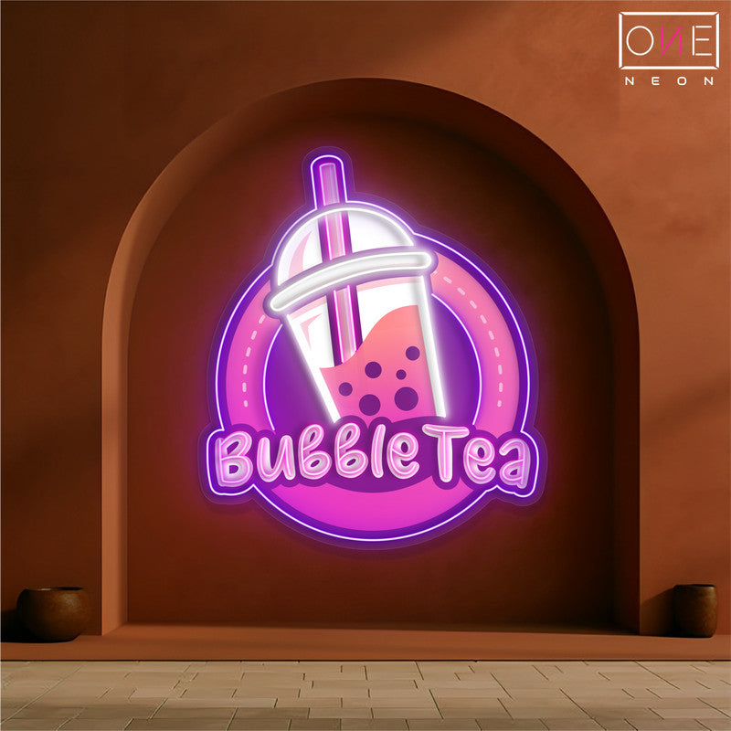 Enseigne néon LED Bubble Tea Delight