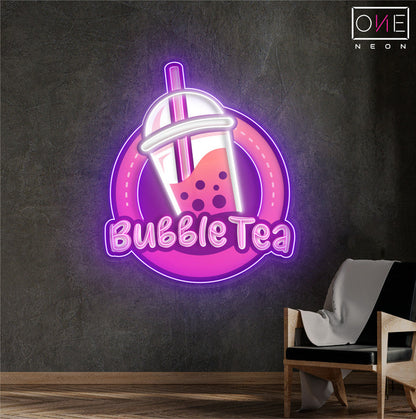 Enseigne néon LED Bubble Tea Delight