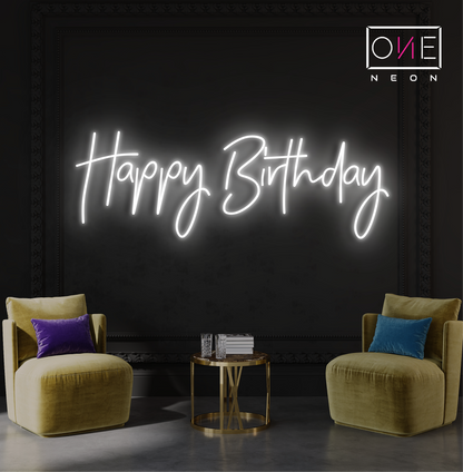 Joyeux Anniversaire Enseigne Néon LED