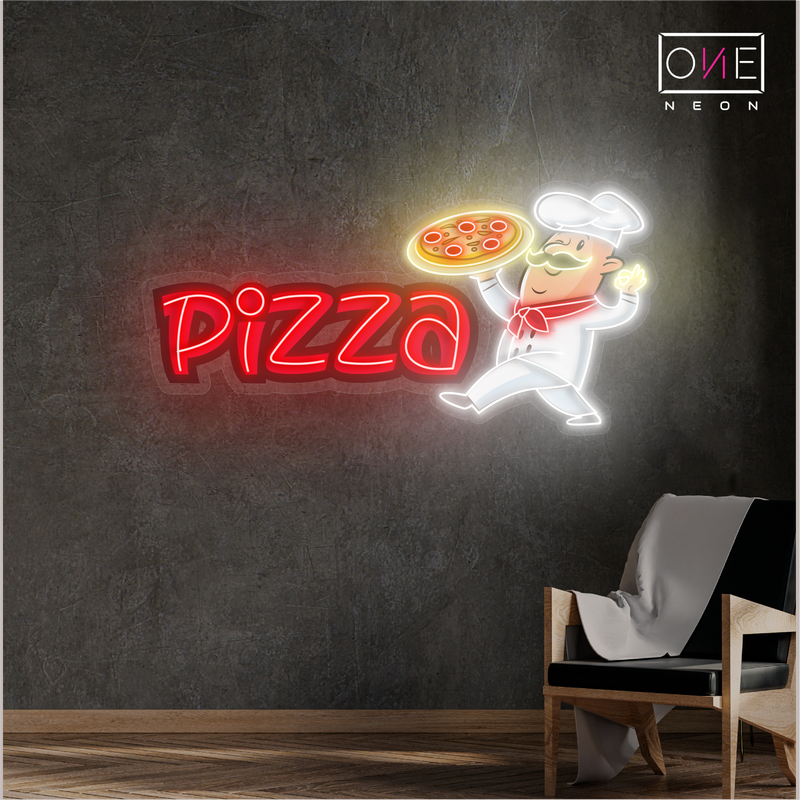 Enseigne néon LED "Fierté du Pizzaiolo"