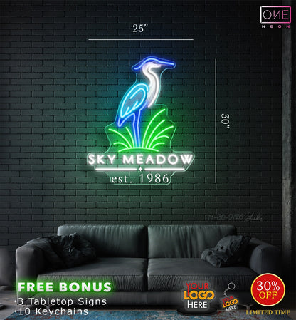 JA Details - Brett Tully - Sky Meadow | 3 LED Neon Signs