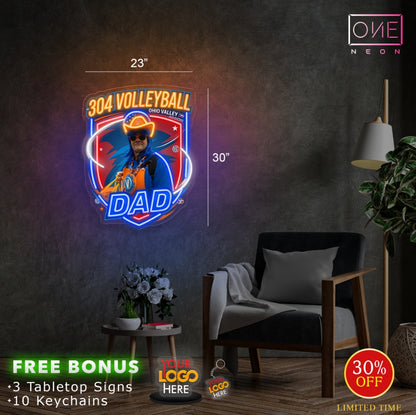 304 Volleyball | LED Neon Sign