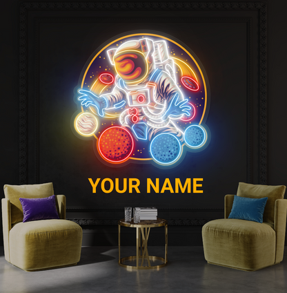 Enseigne néon LED Planet Juggler