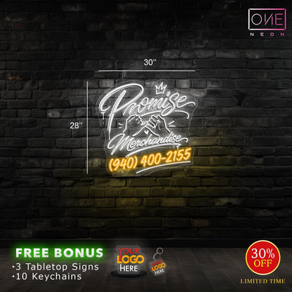 Promise Merchandise | LED Neon Sign