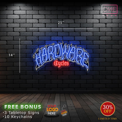 Haroware cycle| LED Neon Sign