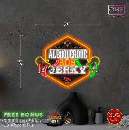 Enseigne néon LED œuvre d'art Tatoueur