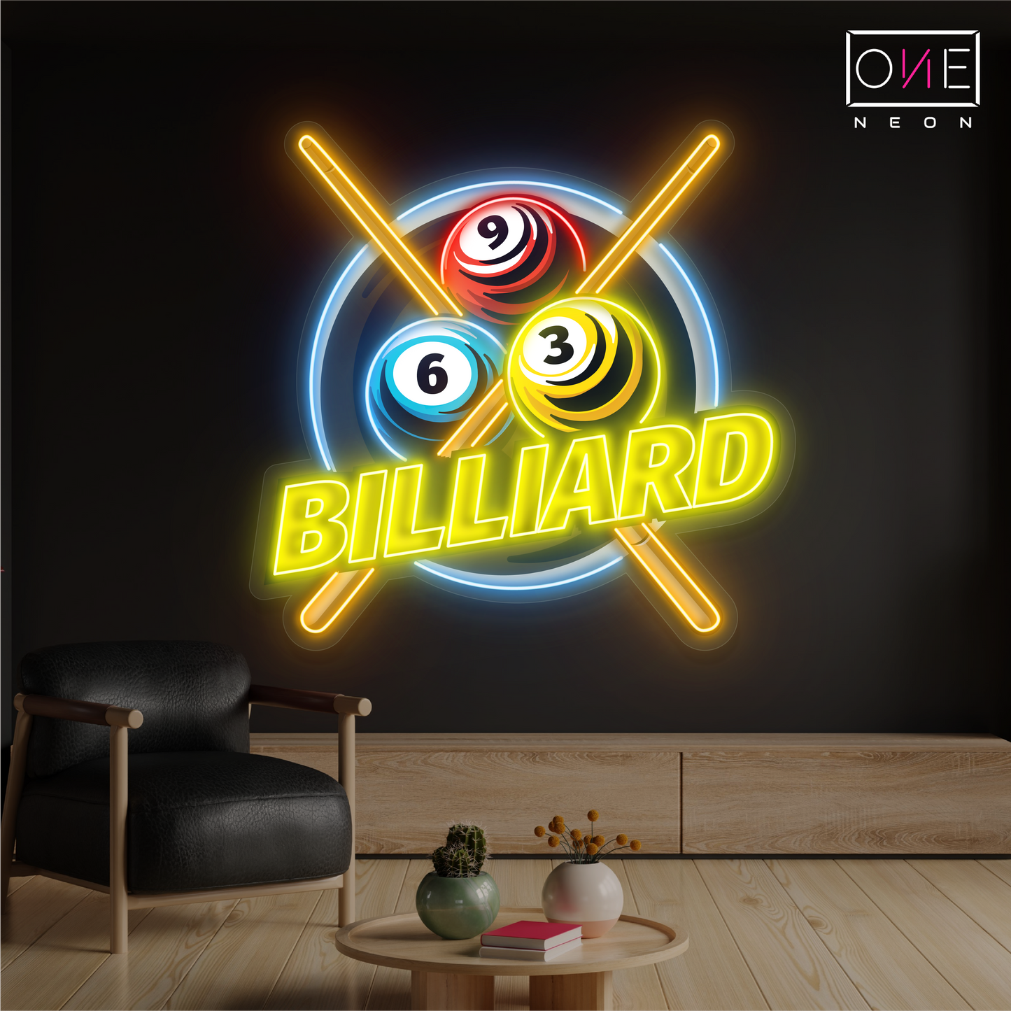 Enseigne Néon LED Billard