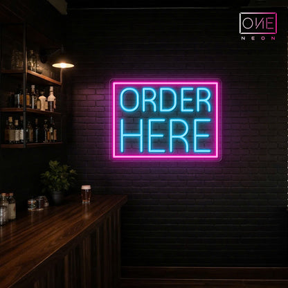 Order Here Led Neon Sign