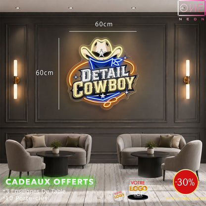 DETAIL COWBOY | LED Neon Sign
