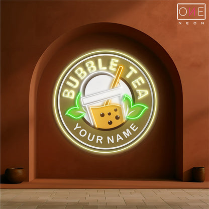 Enseigne néon LED Motif bubble tea