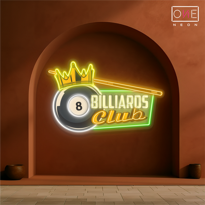 Enseigne néon LED pour billard