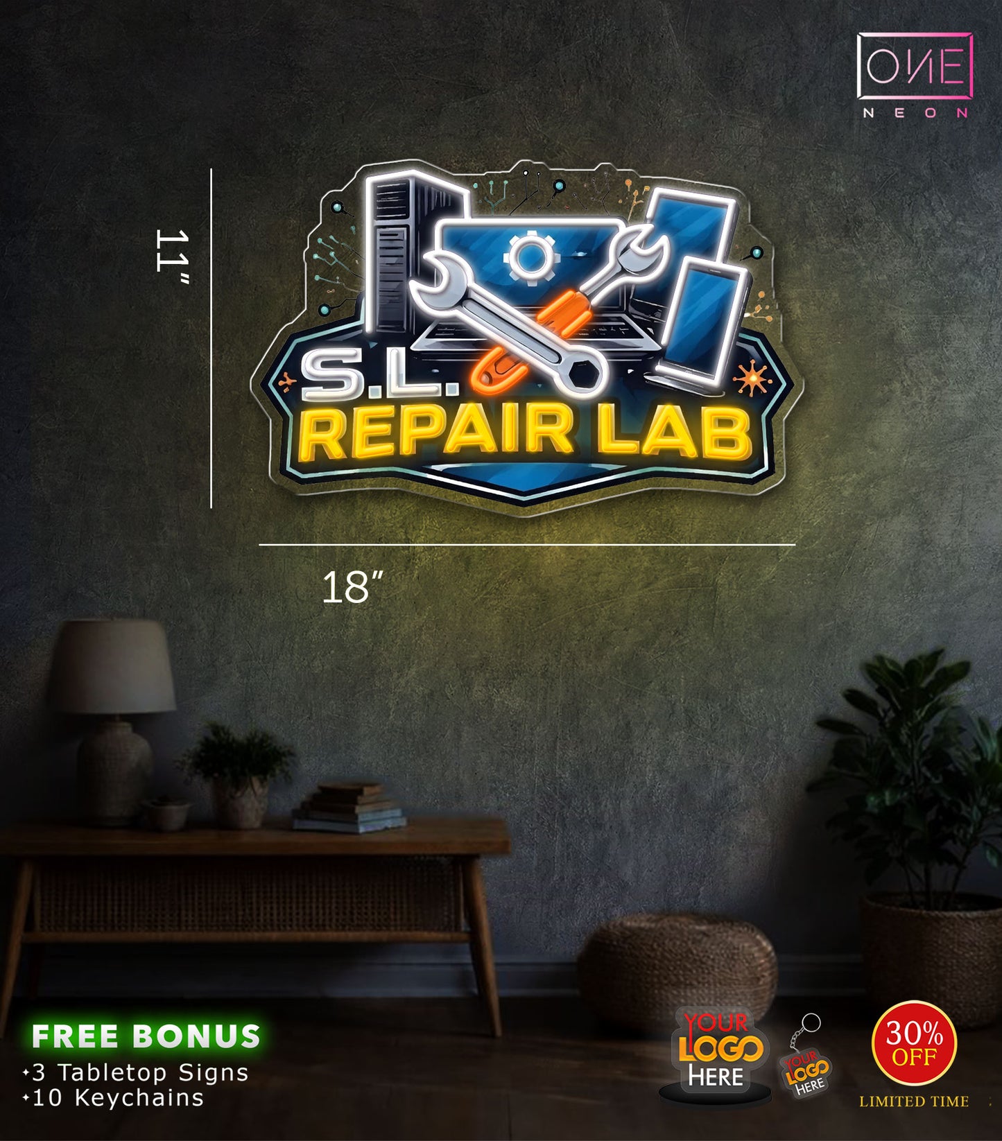 S.L REPAIR LAB | LED Neon Sign