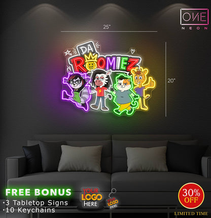 Da Roomiez| LED Neon Sign