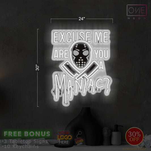 Enseigne néon LED œuvre d'art Tatoueur