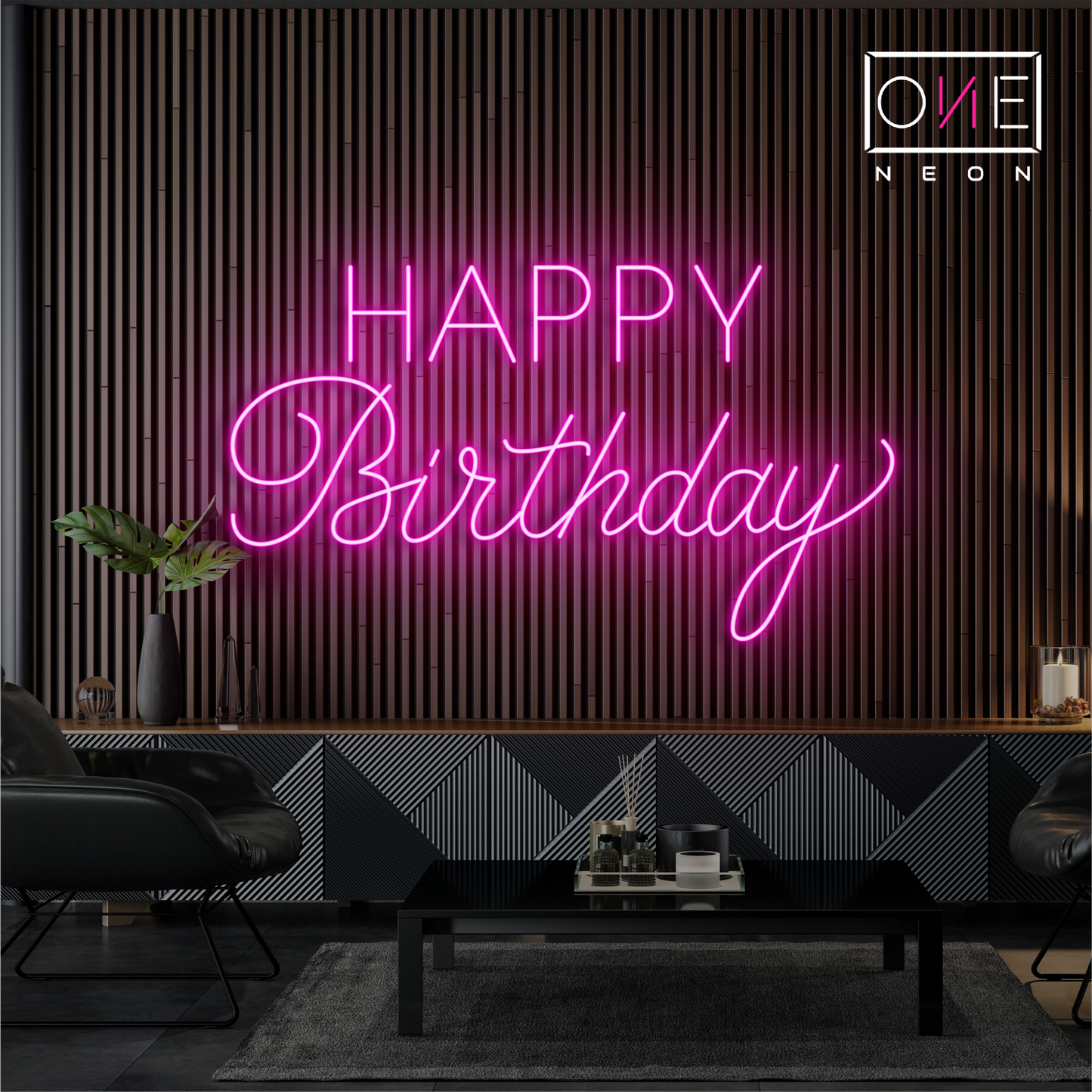 Joyeux Anniversaire Enseigne Néon LED