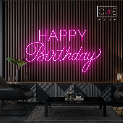 Joyeux Anniversaire Enseigne Néon LED