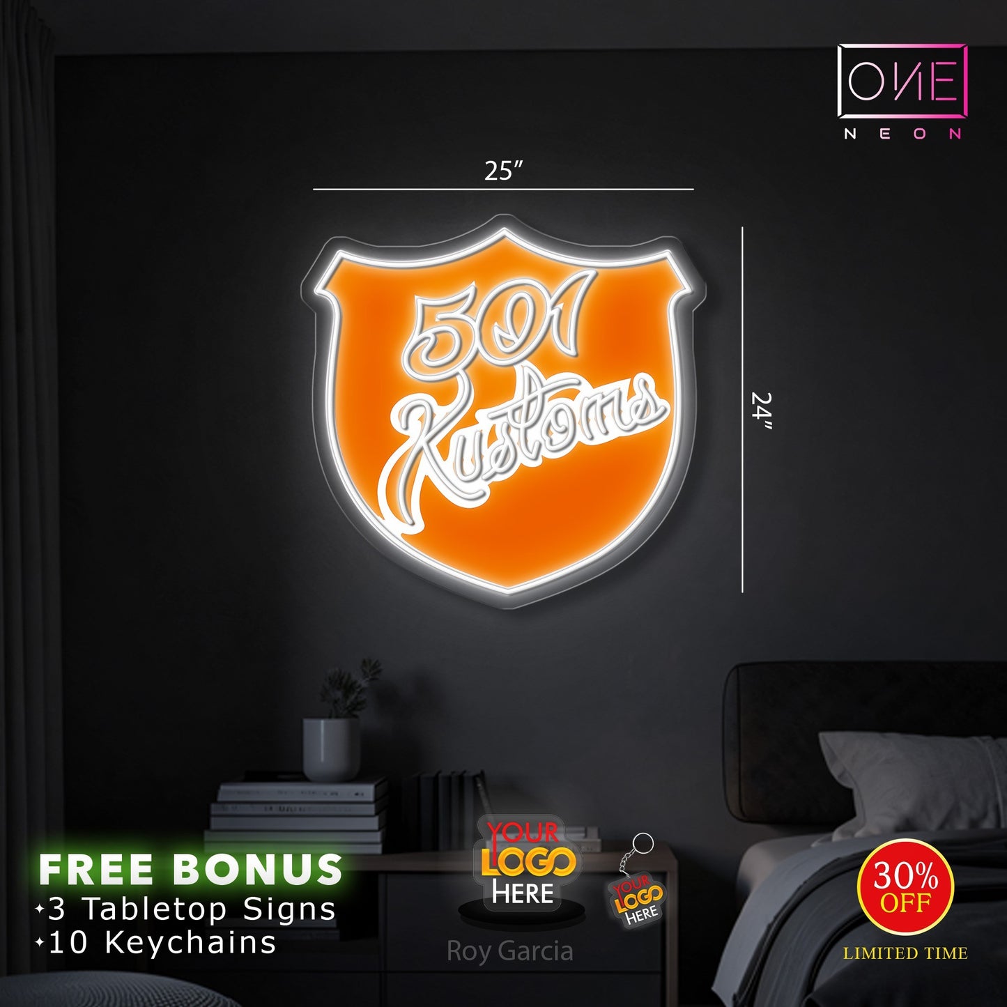 501 Kustoms| LED Neon Sign