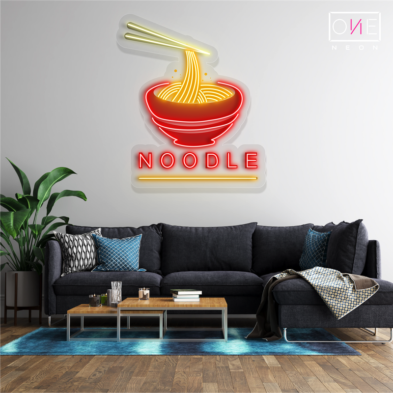 Enseigne néon LED Motif nouilles