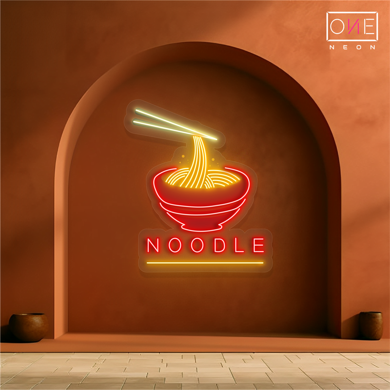 Enseigne néon LED Motif nouilles
