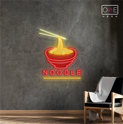 Enseigne néon LED Motif nouilles