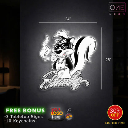 Skunkys| LED Neon Sign
