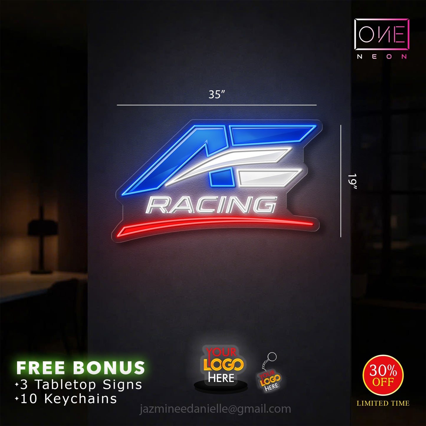 AE RACING | LED Neon Sign