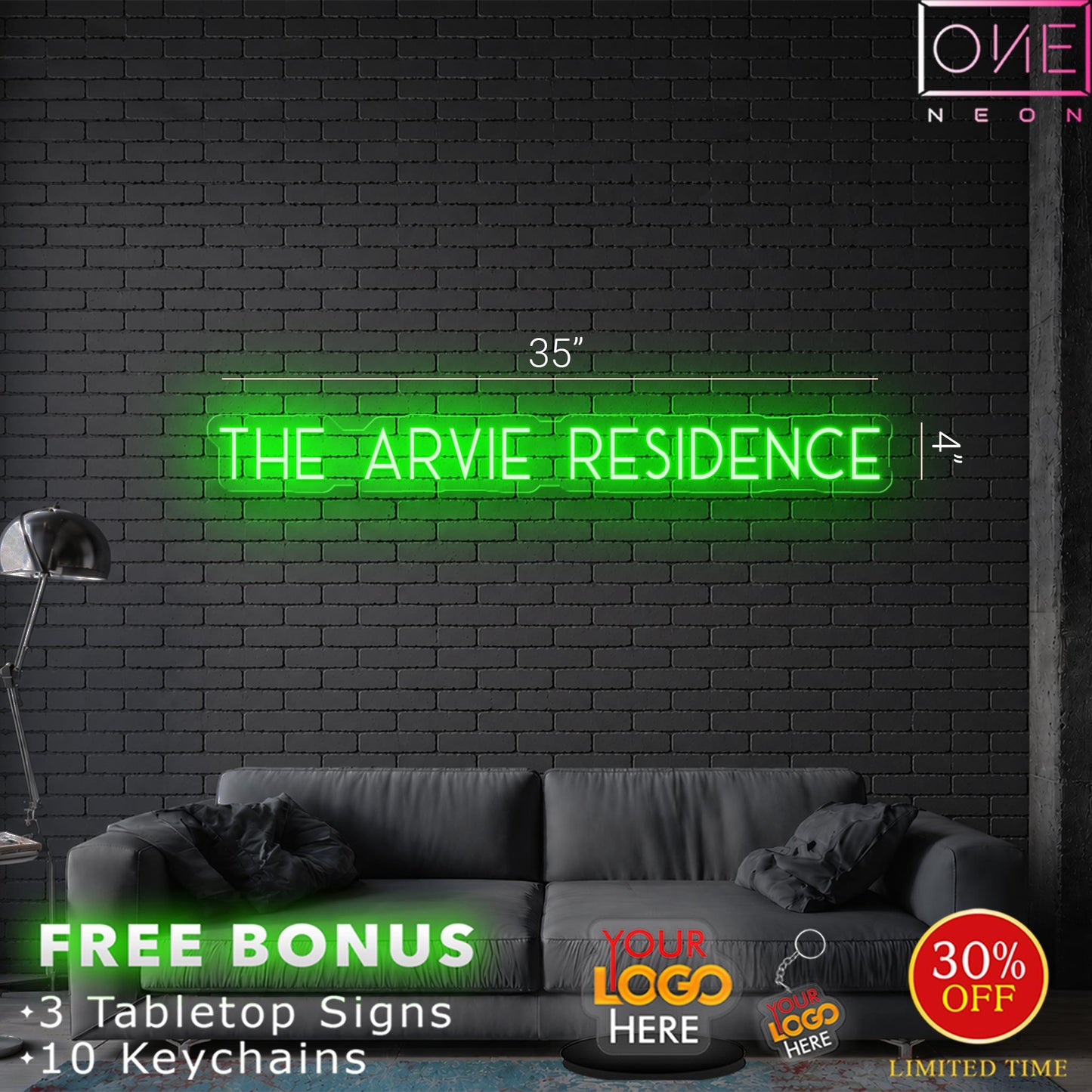 Deonte Arvie Custom Sign | LED Neon Sign