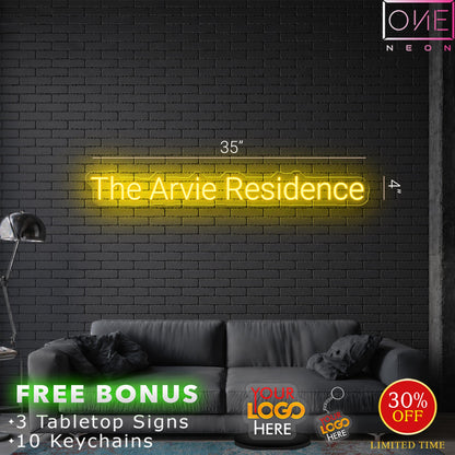 Deonte Arvie Custom Sign | LED Neon Sign