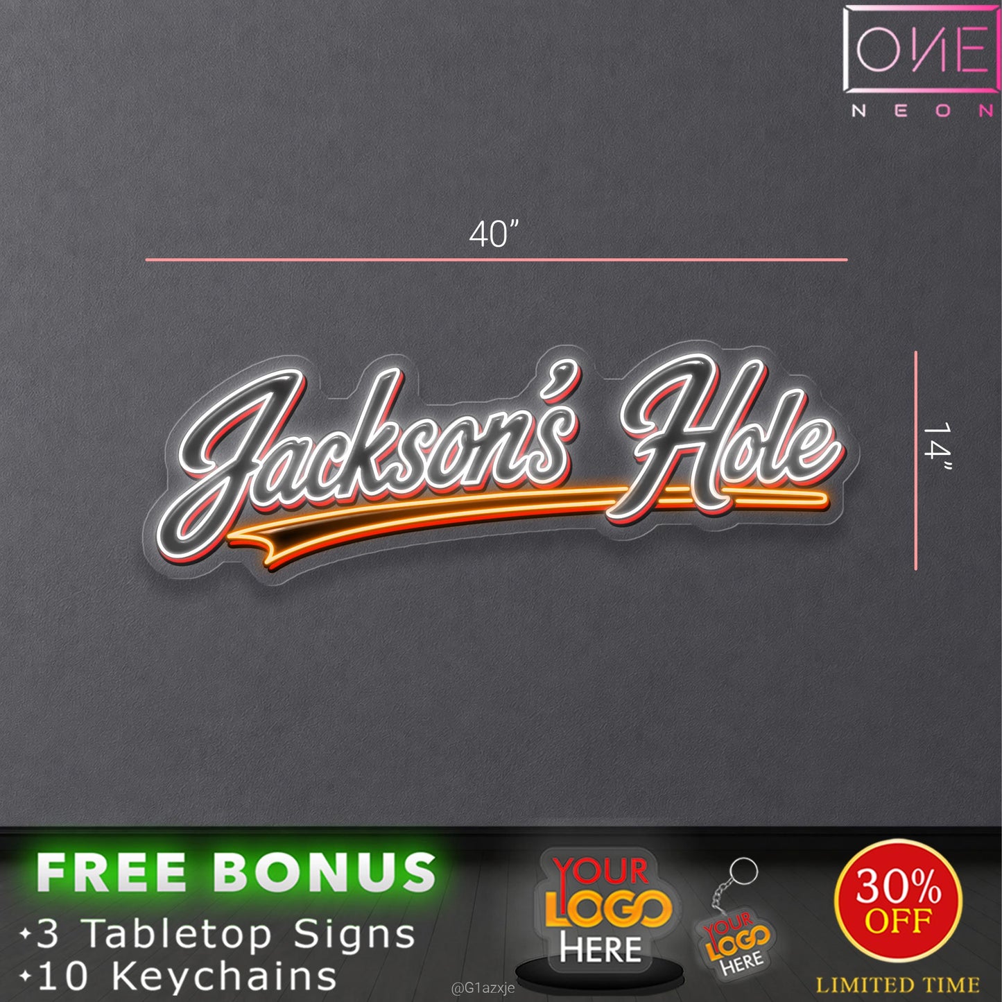 Jackson’s Hole | LED Neon Sign