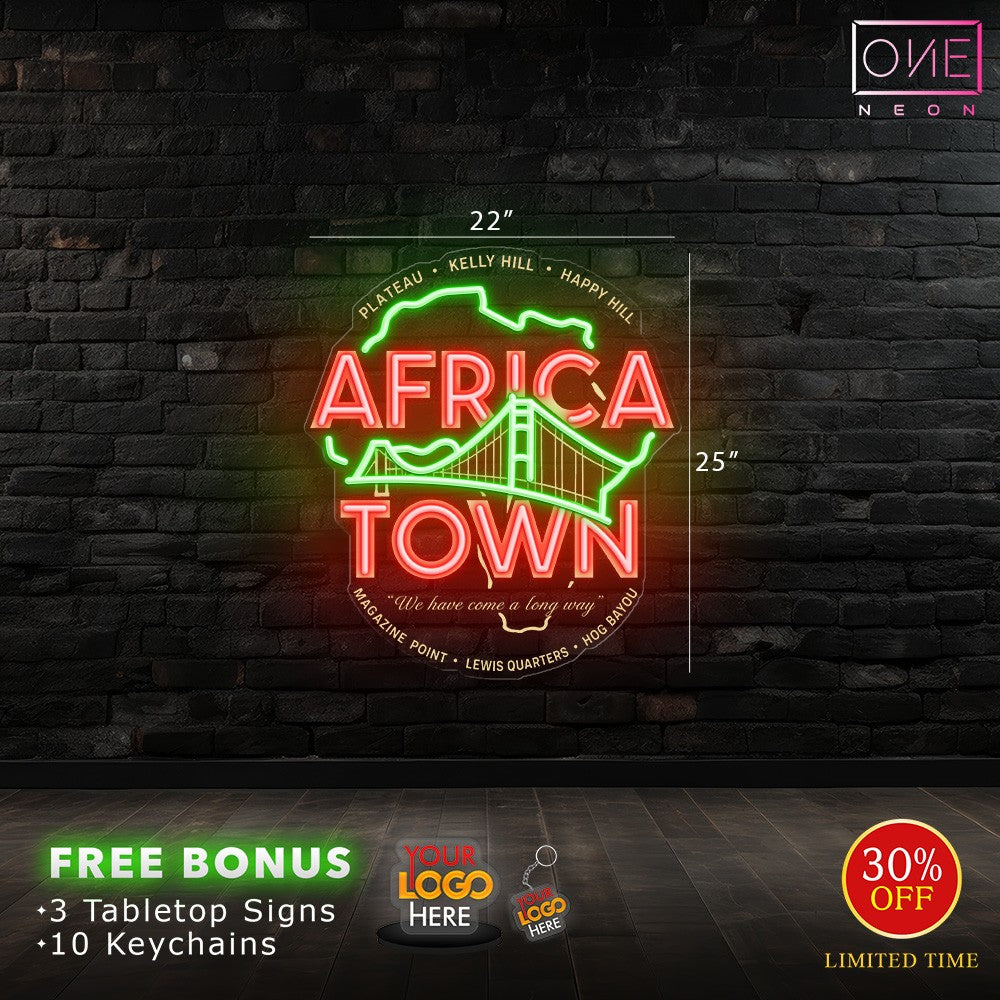 AFRICA TOWN | LED Neon Sign