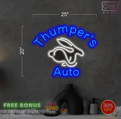 Thumper's auto | LED Neon Sign