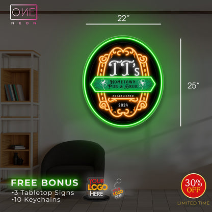 TT's logo | LED Neon Sign (2 signs)