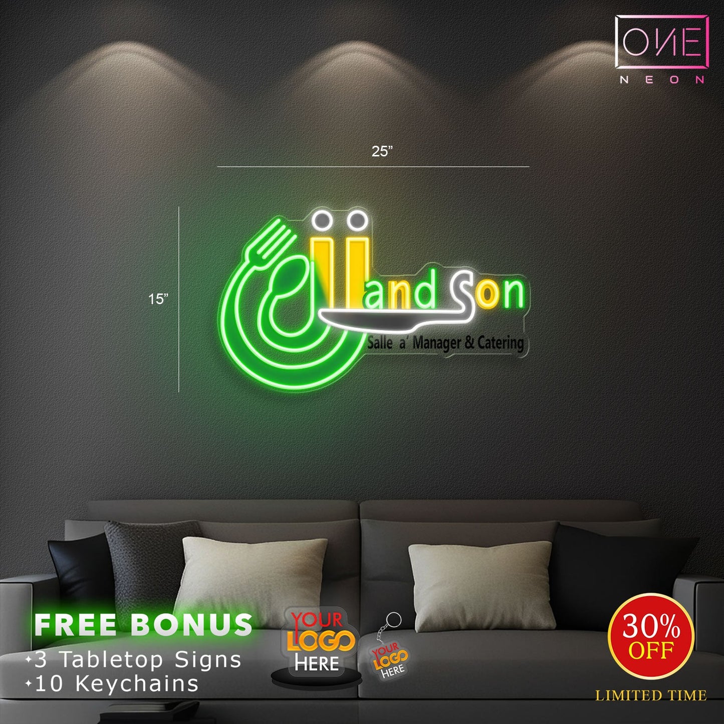 JJ and Son | LED Neon Sign