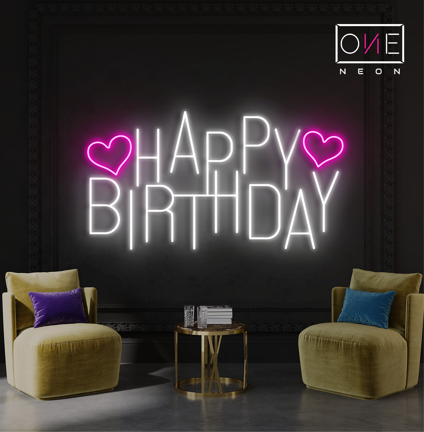 Joyeux Anniversaire Enseigne Néon