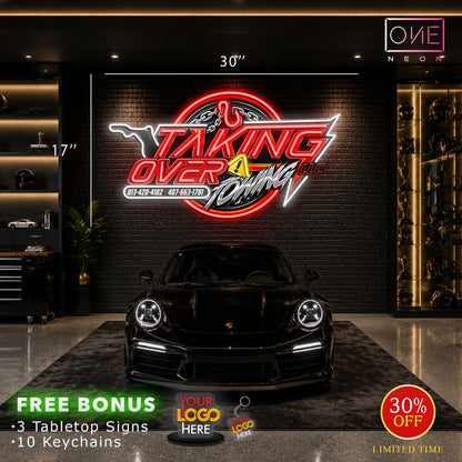 TAKING OVER | LED Neon Sign