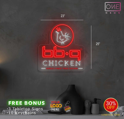BBQ CHICKEN | LED Neon Sign