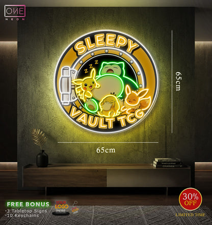 Sleepy vault tcg | LED Neon Sign