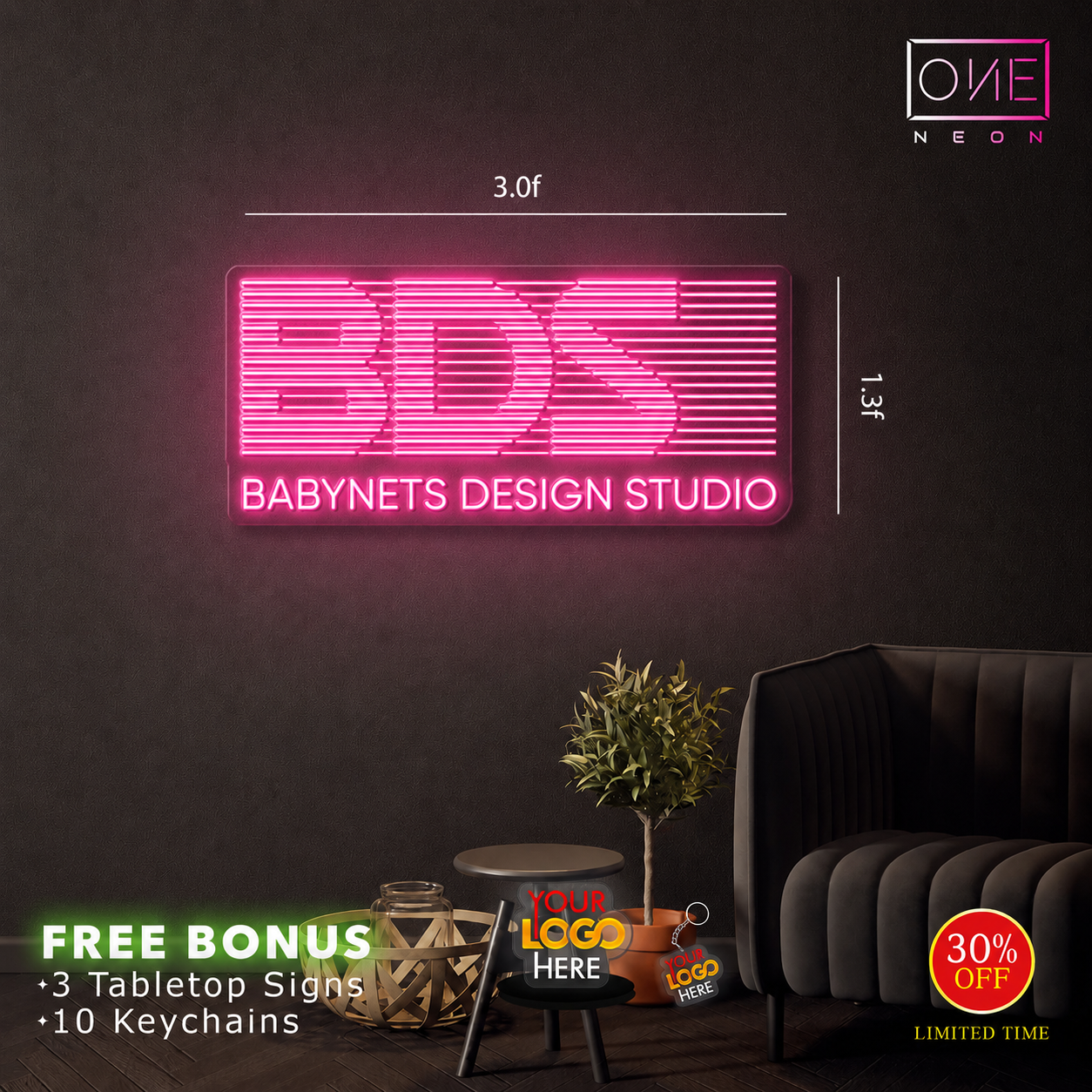 BDS LOGO | LED Neon Sign