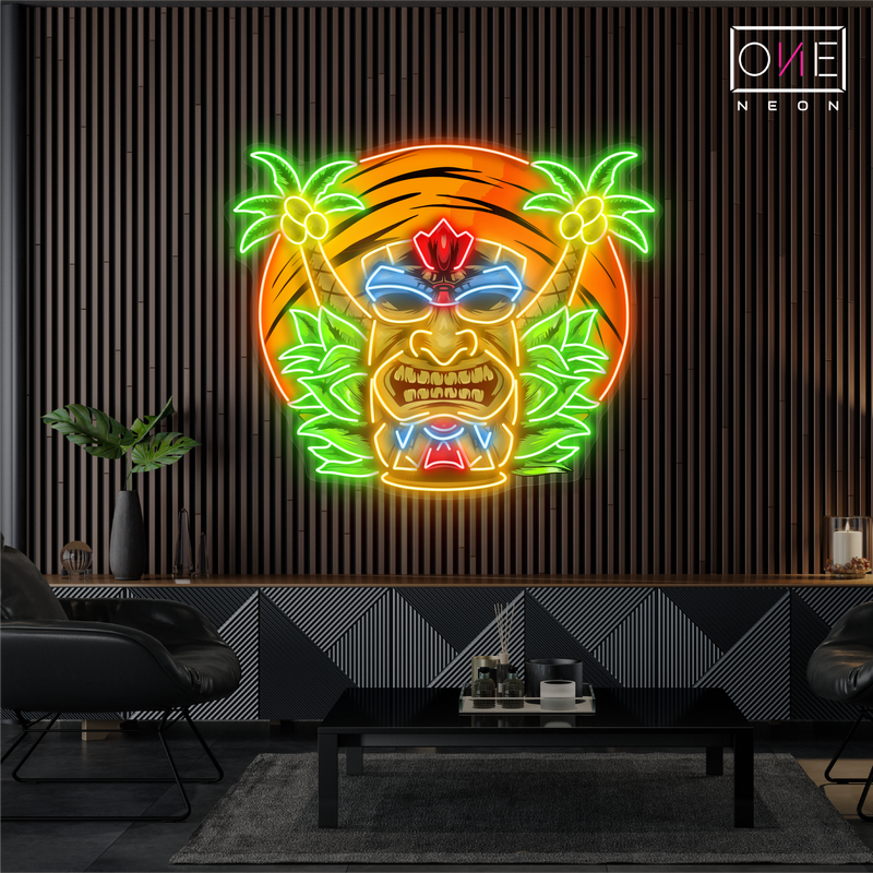 Enseigne néon LED "Island Spirit Artwork"