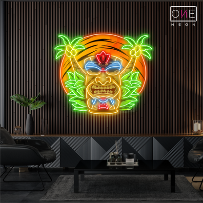 Enseigne néon LED "Island Spirit Artwork"